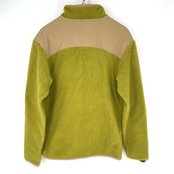 Allbirds Fluff Fleece 3 Snap Pullover Jacket Hazy Lime Green Women's Size XS - Picture 2 of 8